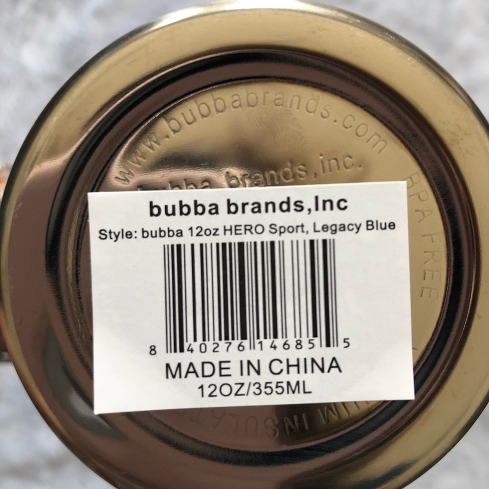 12 oz Bubba Water Bottle with Straw - Picture 4 of 4